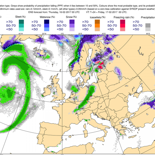 Extreme forecast index for 2 m maximum temperature. Base time 6 July 2017 at 0000 UTC and valid time from 7 July 2017 at 0000 UTC to 8 July 2017 at 0000 UTC