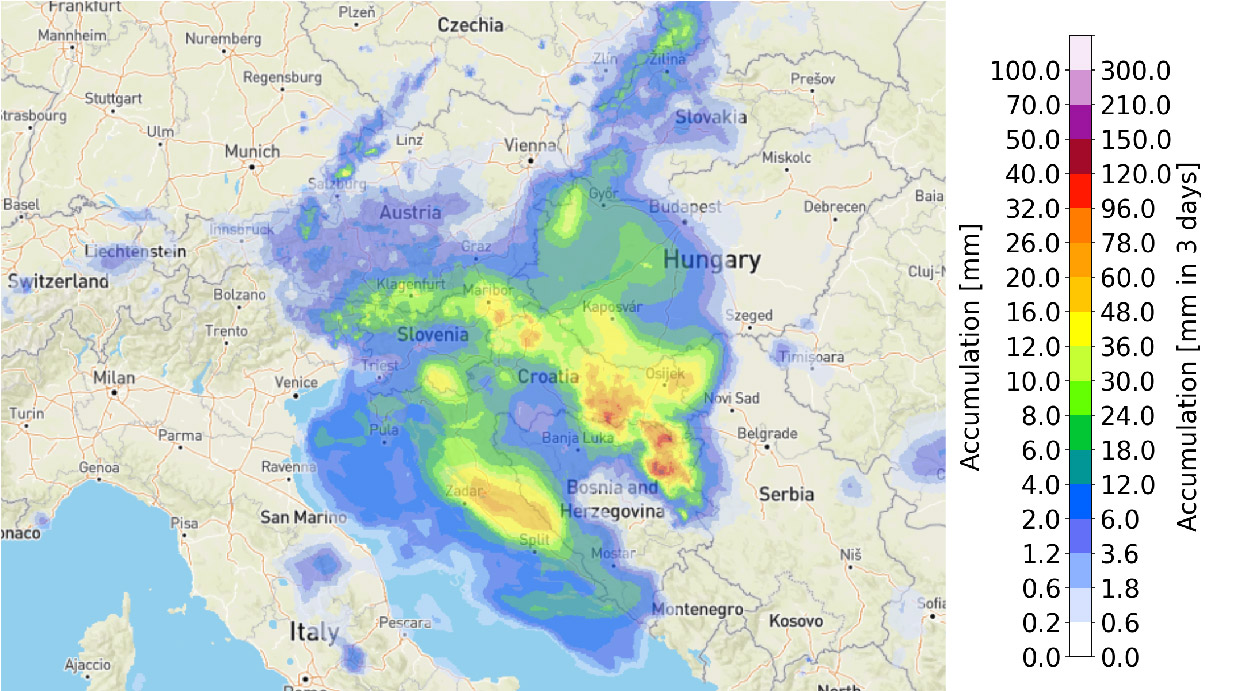 Forecasted precipitation